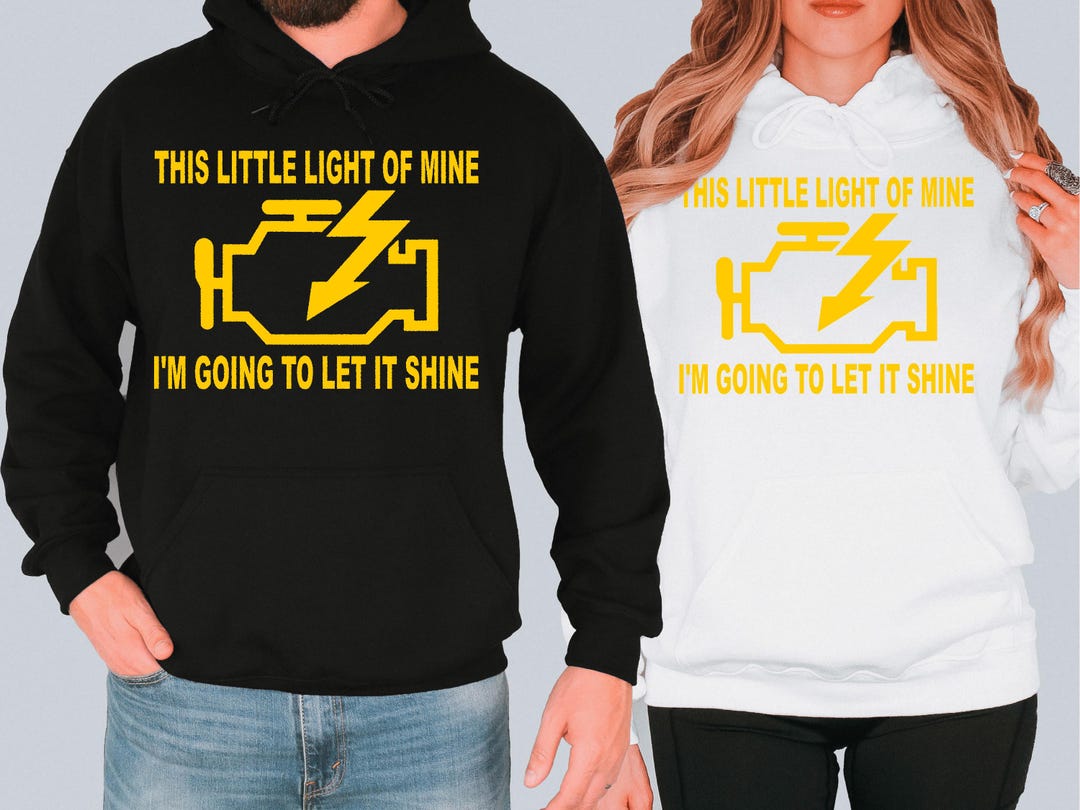 Check Engine Meme Hoodie | Funny Car Guy Gift | Gildan 185000 ...