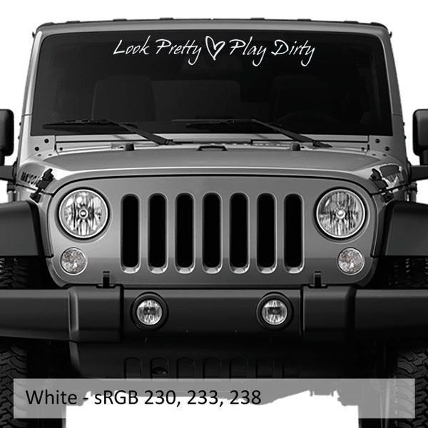 Jeep Windshield Decal Etsy