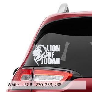 Lion Judah Yeshua Lamb Jesus Christ Cross Christian GOD Bible Vinyl Decal Sticker