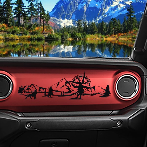 Jeep Jl Dashboard Decals Etsy New Zealand