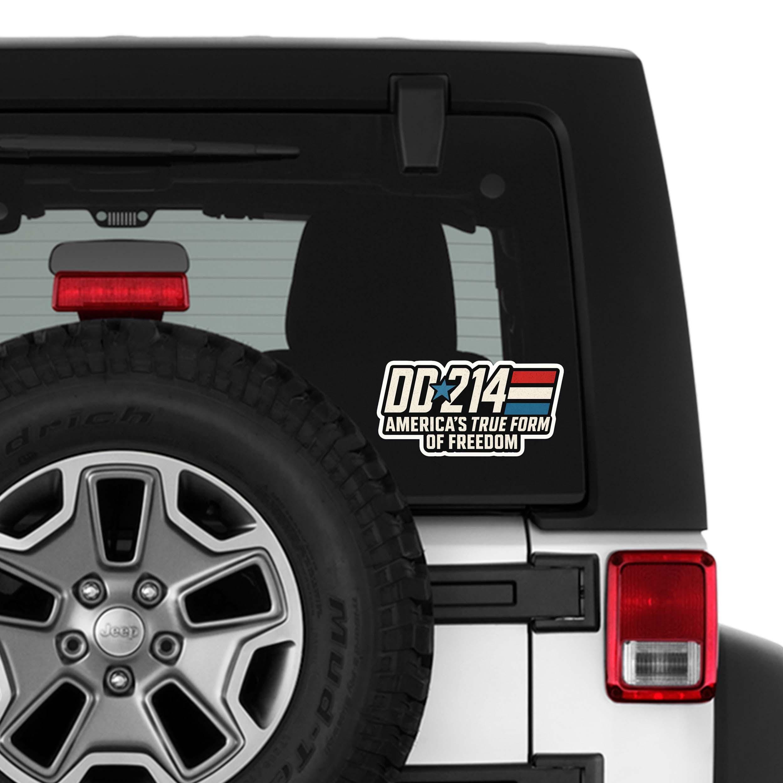 DD214 America’s True Form of Freedom Vinyl Sticker for Car SUV Laptop ...