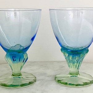 Vintage (Set of 2) Bormioli Rocco Bahia Goblets - Made in Italy - Barware