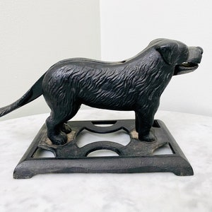 Antique Bradley Hubbard Cast Iron Dog Tail Handle Nut Cracker - Home Decor