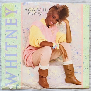 Whitney Houston - How Will I Know  / Someone For Me - 7&quot; Vinyl 45 RPM - 1985 - Arista Records - Vintage LP - Vintage Vinyl