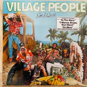 Village People - Go West - Full Color Poster Included - 1979 - Casablanca Records - NBLP 7144 - Vintage LP - Vintage Vinyl