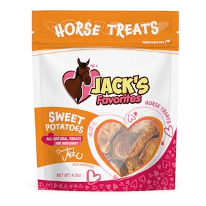 Alle natuurlijke paardensnoepjes: zoete aardappelen
