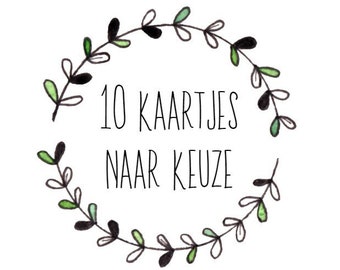 10 kaartjes naar keuze