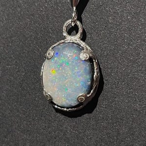 Australian Opal pendant and necklace 925 solid silver