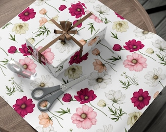 Wildflower Eco-Friendly Wrapping Paper, Floral Gift Wrap