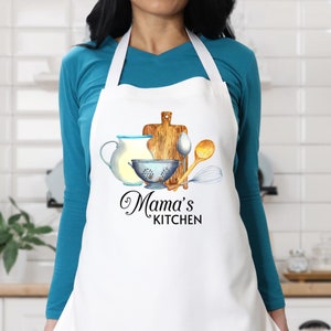 Custom Name Apron, Personalized Apron Mothers Day Gift, Custom Apron for Her, Name Apron for Women, Bakers Personalized  Housewarming Gift