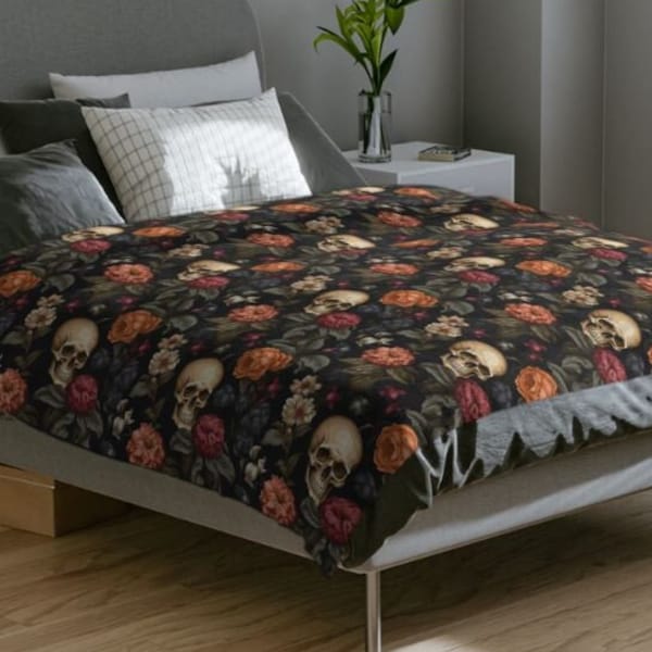 Rustic Range Skull Quilted Blanket NCU0PTT1974