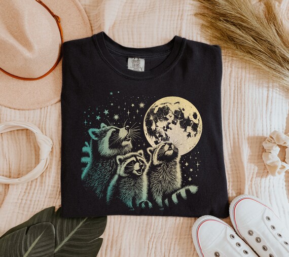 Funny Raccoon Graphic Tee, Comfort Colors Shirt