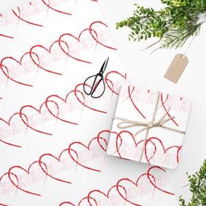 Xoxo Carta da regalo con motivo San Valentino, carta da regalo per matrimoni, carta da regalo per anniversario, carta decorativa Galentines