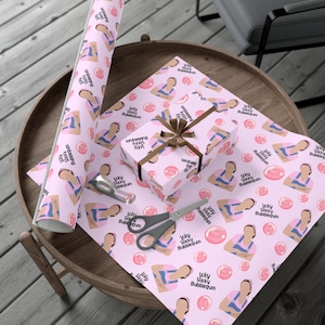 Ms Rachel Geburtstagspapier, Ms Rachel Geburtstag Geschenkpapier, Baby Mädchen Geburtstag Geschenkpapier, Kinder Geburtstagsgeschenk