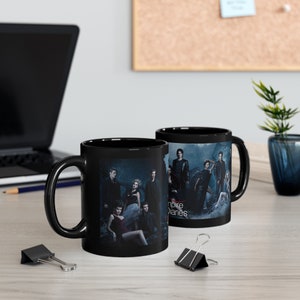 Modèle de tasse à sublimation The Vampire Diaries 11 & 15 oz Emballage pour sublimation presse Cricut Mug Design JPG 300 DPI image 2