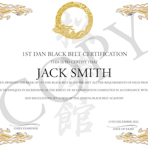 Editable Karate Martial Arts Certificate Template With Photo Award Editable Karate Martial Arts Certificate Template With Photo Award