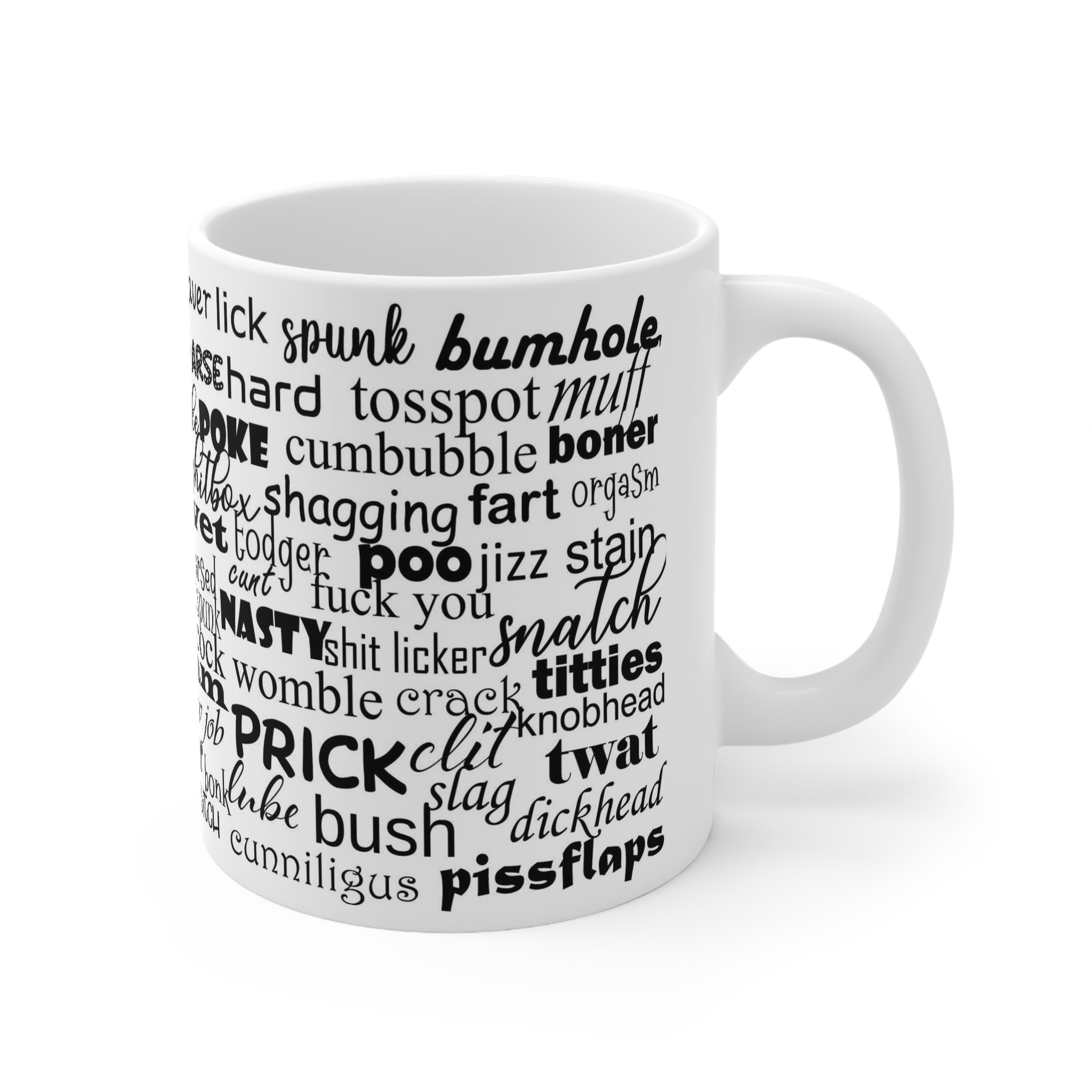 Top Rude Template 11 & 15 Oz Rude Words Sublimation Mug Template - Cricut Mug Press ...