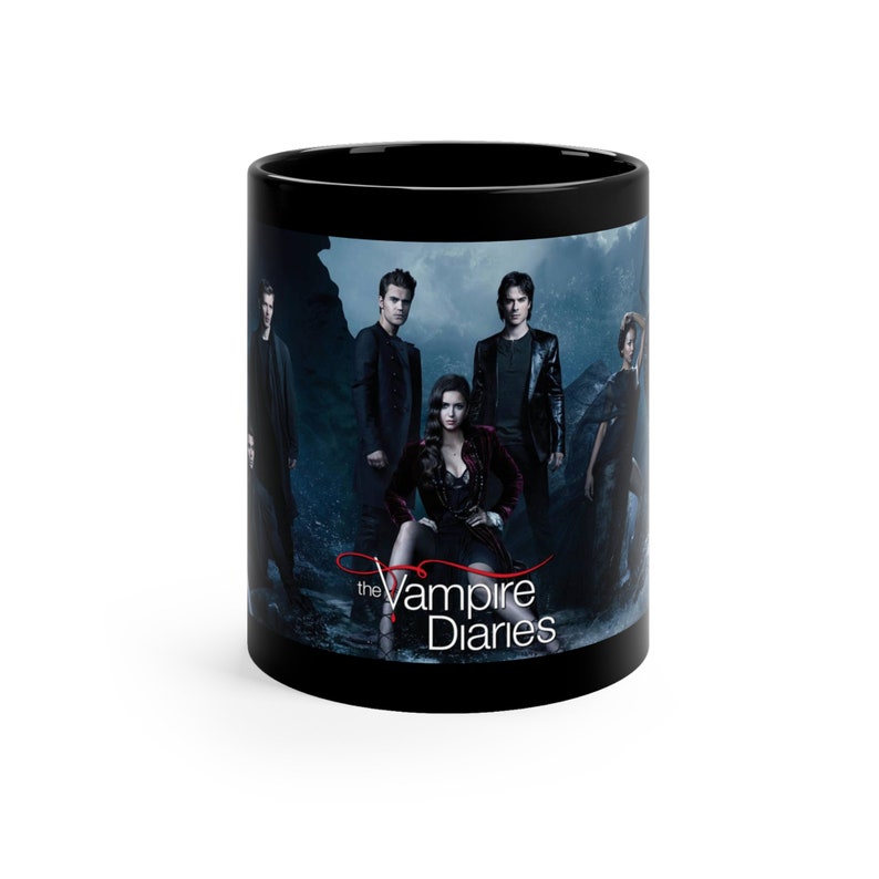 Modèle de tasse à sublimation The Vampire Diaries 11 & 15 oz Emballage pour sublimation presse Cricut Mug Design JPG 300 DPI image 4