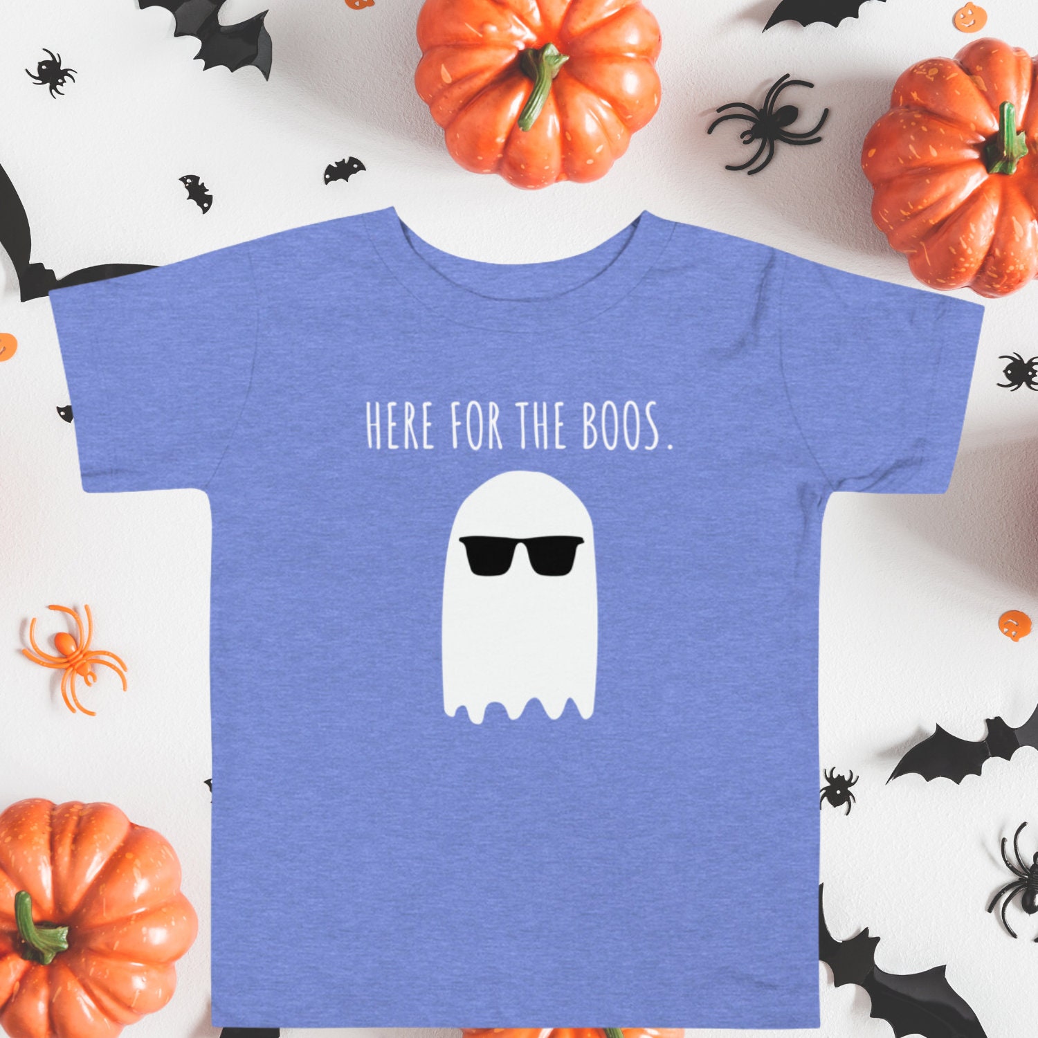 Discover Here for the Boos, Toddler T-shirt, Kids Funny Ghost Tee, Kids Halloween Tee, Kids Ghost T-Shirt