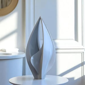 Abstrakt 3D-utskrivbar skulptur: Modern minimalistisk inredning (STL-fil nedladdningsbar)