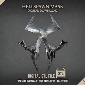 Maschera Hellspawn – File STL stampabile in 3D