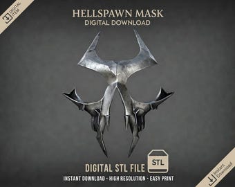 Hellspawn Mask – 3D-afdrukbaar STL-bestand