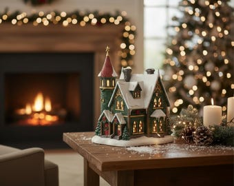 Christmas Village House Model 3D STL