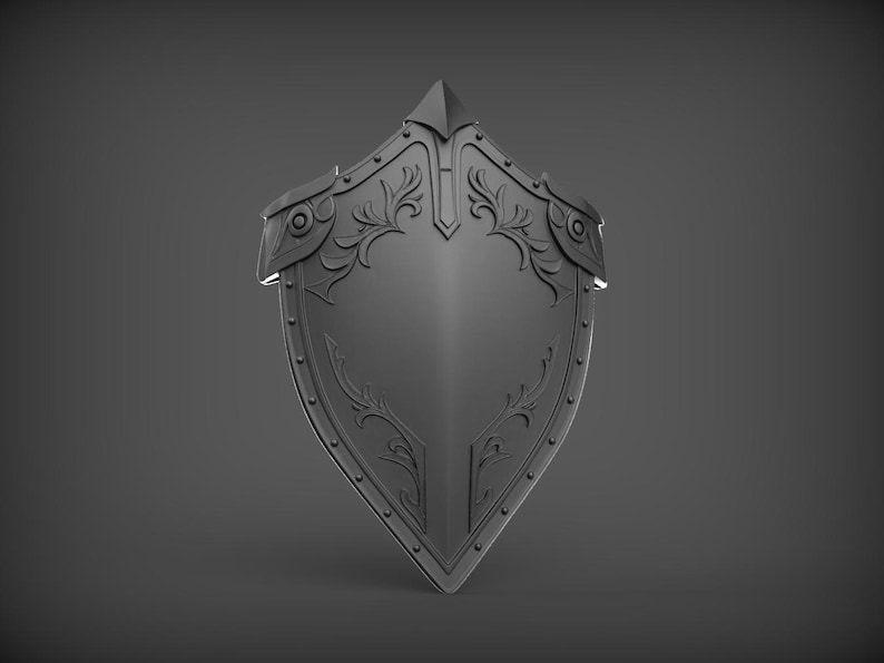 Fantasy Shield V2: Medieval Warrior Cosplay Prop STL - Etsy