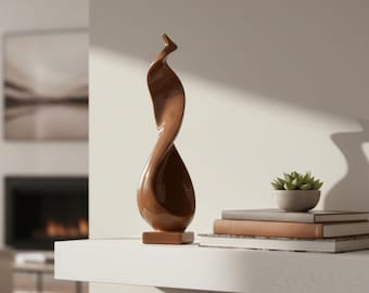 Aquila Flow – Abstract Modern Sculpture STL | Minimal Home Decor 3D Print File