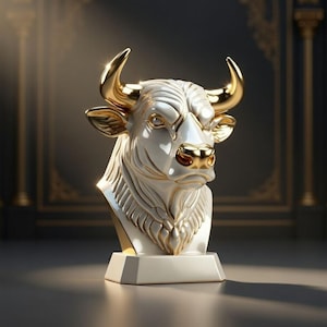 Bull Bust – 3D STL-afdrukbaar model – speciale lanceringsprijs