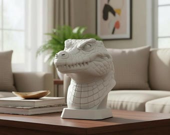 Crocodile Bust for 3D STL Printers – Special Launch Price