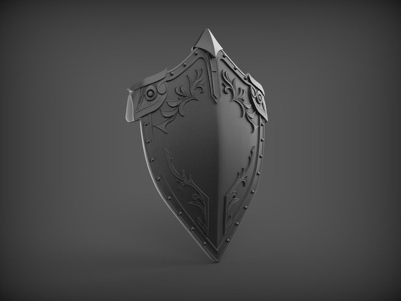 Fantasy Shield V2: Medieval Warrior Cosplay Prop STL - Etsy