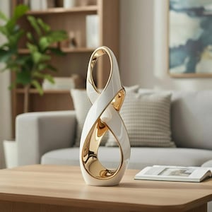 Abstrakcyjna rzeźba nieskończoności STL – nowoczesna figurka do druku 3D, dekoracja domu