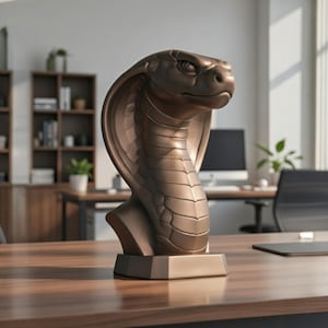 Cobra Bust V2 Striking Snake per stampa 3D STL – Prezzo di lancio speciale