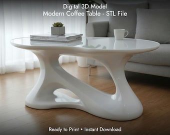 Modern Coffee Table V2 STL File
