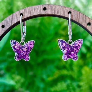 Butterfly Earrings, Whimsical Boho Earrings, Fairycore Jewelry, Nature Inspired Dangle Earrings, Cute Butterfly Jewelry, Festival Jewelry