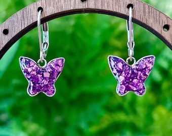Butterfly Earrings: Fairycore Boho Jewelry, Whimsical Dangle Earrings