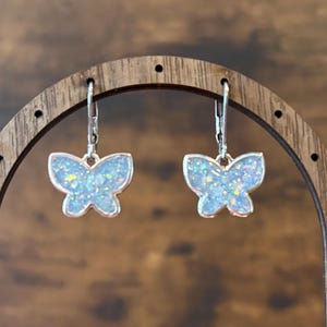 Butterfly Earrings, Whimsical Boho Earrings, Fairycore Jewelry, Nature Inspired Dangle Earrings, Cute Butterfly Jewelry, Festival Jewelry