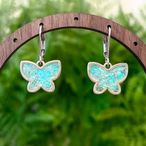Butterfly Earrings, Whimsical Boho Earrings, Fairycore Jewelry, Nature Inspired Dangle Earrings, Cute Butterfly Jewelry, Festival Jewelry