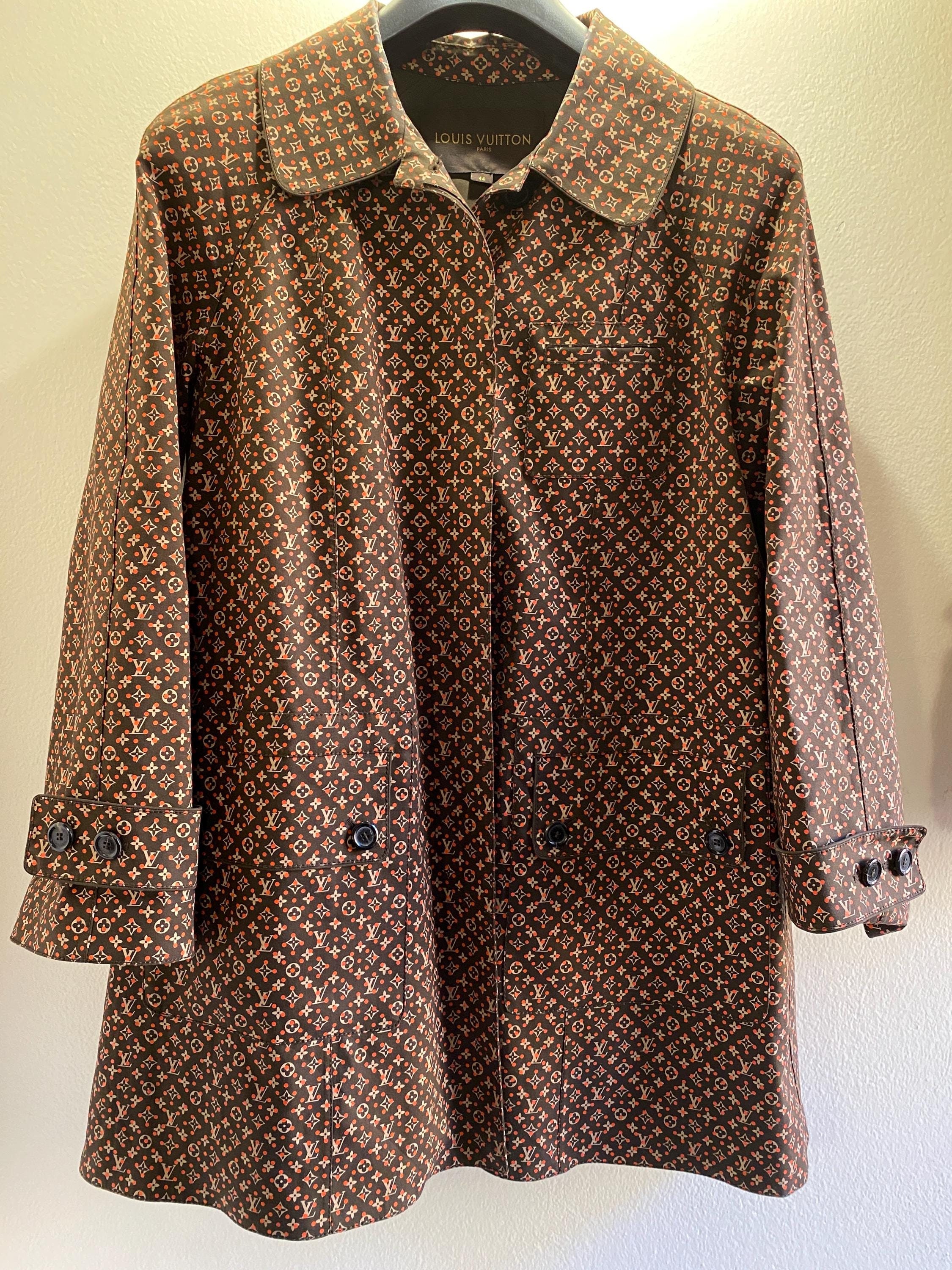 See through louis vuitton raincoat best sale