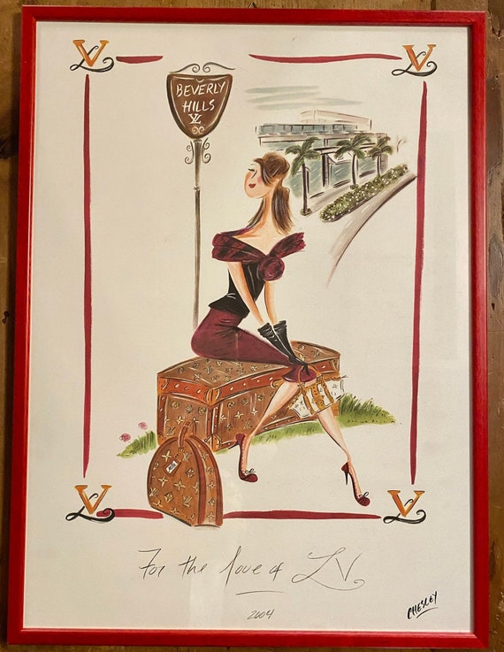 LOUIS VUITTON vintageポスター 1931 広告＞ Louis Vuitton ルイ