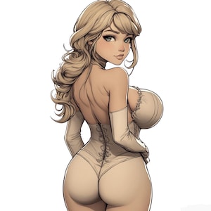 Anime Girl Coloring Page + 4 BONUS Pages