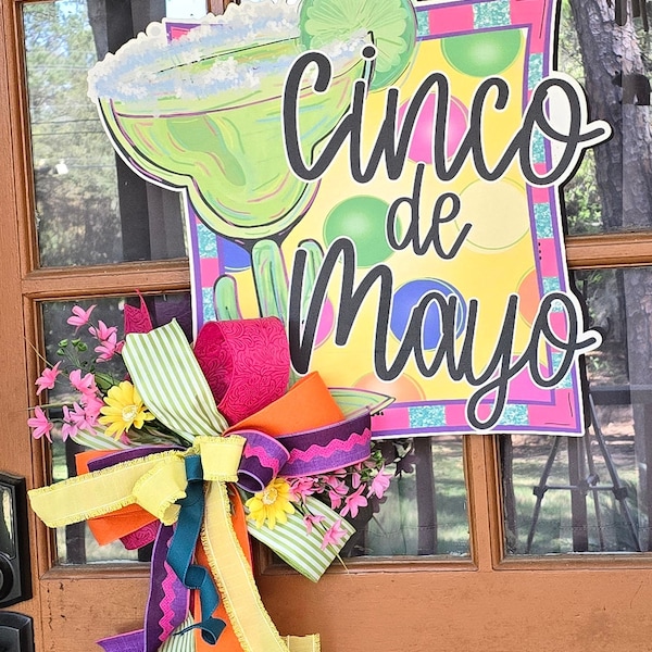 Cinco De Mayo Door Hanger: Fiesta Margarita Decor