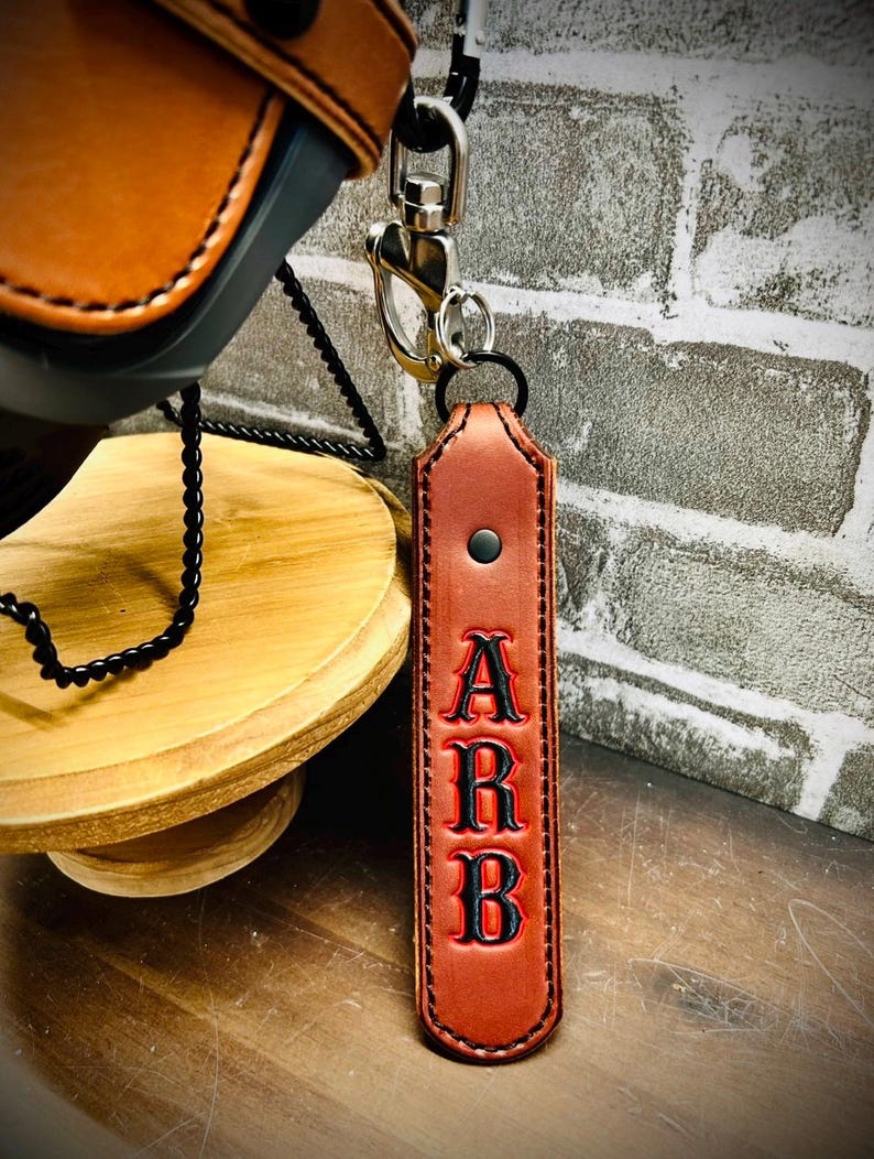 Firefighter SCBA Quick Release Swivel Shackle (brown Leather) Custom ...