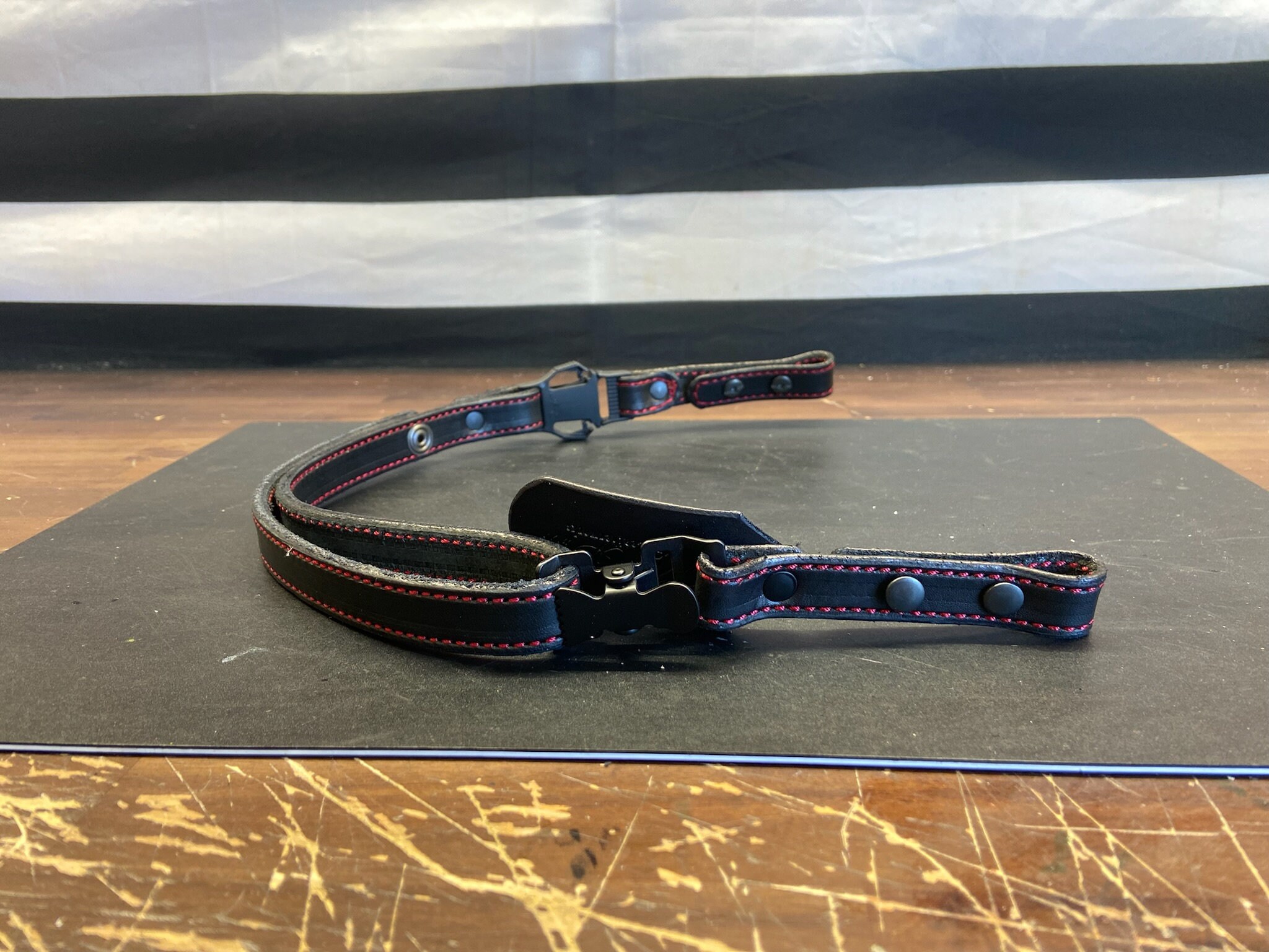 Leather Fire Helmet Chin Strap Etsy