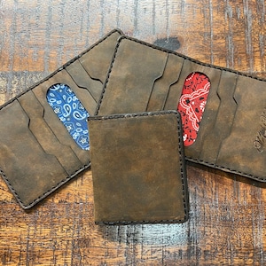 Bifold Brown Leather Wallet