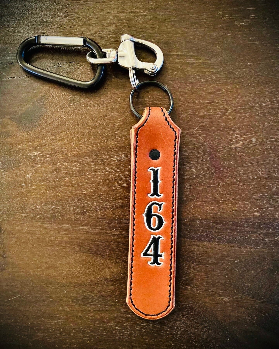 Firefighter SCBA Quick Release Swivel Shackle golden Brown Leather Custom Personalized Etsy