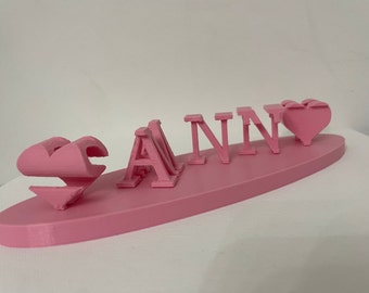 Custom 3D Print Dual Nameplate