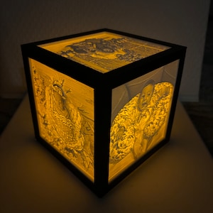 3D Print Lithophane Picture Light Box