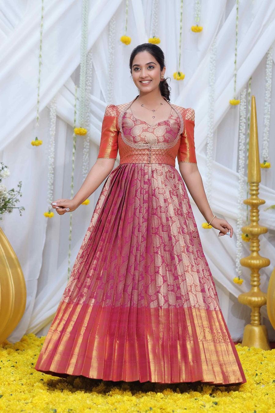 Banarasi indo western dress best sale